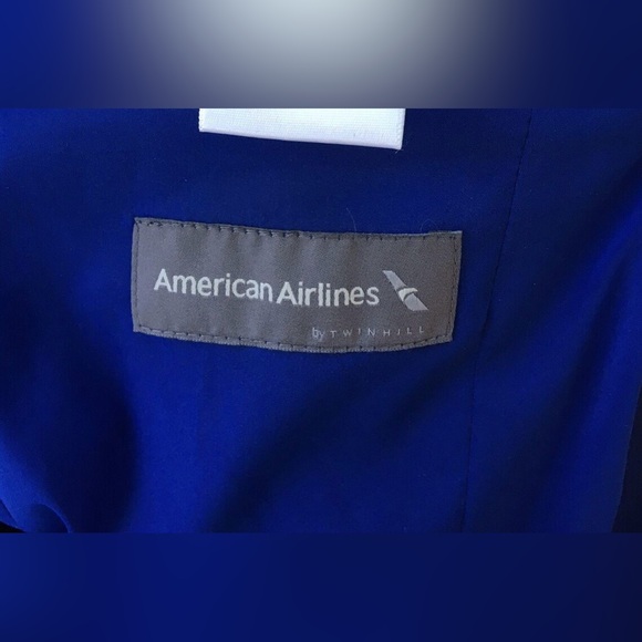 Twin Hill Cobalt Blue Long Wool 2-Way Zip Topper Coat Size 10R - Picture 13 of 15